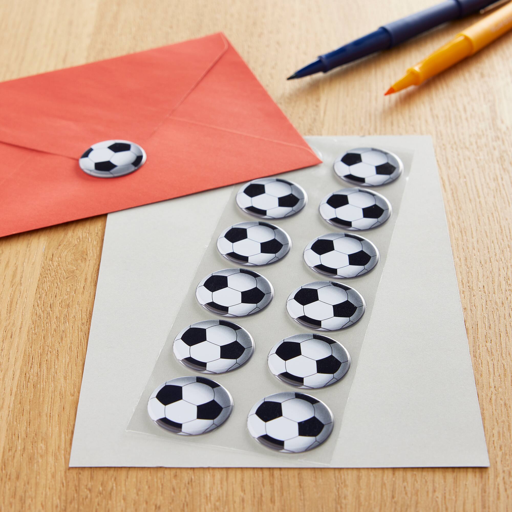 12 Pack: 12 ct. (144 total) Soccer Ball Repeats Stickers by Recollections™